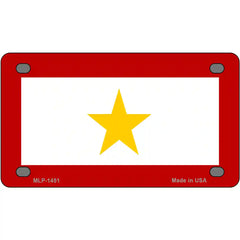 Gold Star Mother One Metal Novelty License Plate 4" x 2.2" (MLP)