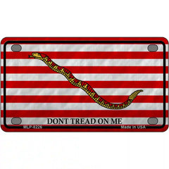 Dont Tread On Me Culpeper Novelty Metal License Plate 4" x 2.2" (MLP)