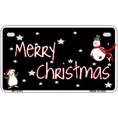 Merry Christmas Metal Novelty License Plate 7" x 4" (MP)