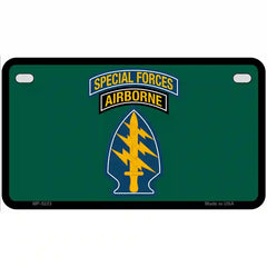 Special Forces Novelty Metal License Plate 7" x 4" (MP)