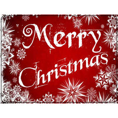 Merry Christmas Metal Novelty Parking Sign 9" x 12" (P)