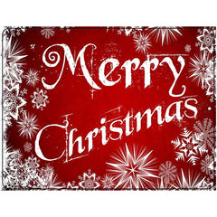 Merry Christmas Metal Novelty Parking Sign 4.5" x 6" (PM)