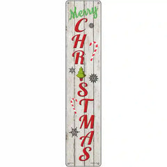 Merry Christmas Novelty Metal Street Sign 24" x 5" (ST)