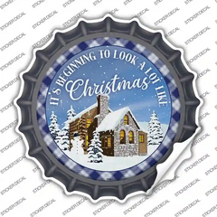 Look A Lot like Christmas Novelty Bottle Cap Sticker Decal Small