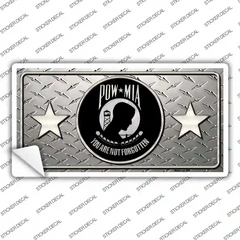 POW MIA Diamond Novelty Sticker Decal Small