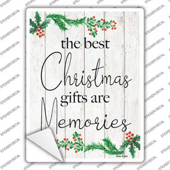 Best Christmas Gifts Novelty Rectangle Sticker Decal Small