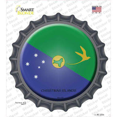 Christmas Islands Country Novelty Bottle Cap Sticker Decal Small