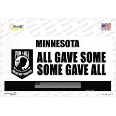 Minnesota POW MIA Some Gave All Novelty Sticker Decal Small