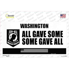 Washington POW MIA Some Gave All Novelty Sticker Decal Small