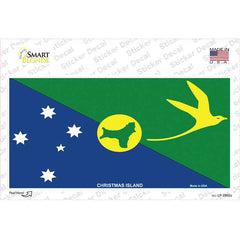 Christmas Island Flag Novelty Sticker Decal Small