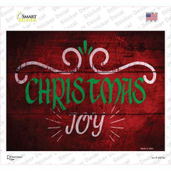 Christmas Joy Novelty Rectangle Sticker Decal Small