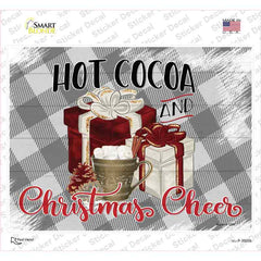 Hot Cocoa Christmas Cheer Novelty Rectangle Sticker Decal Small