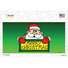 Merry Christmas Santa Novelty Sticker Decal Small