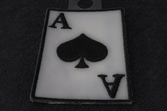 Ace Of Spades Novelty Iron on Patch - 2x3 inch