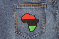 African Map Patch - 3x3 inch