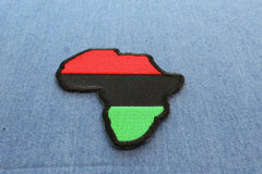 African Map Patch - 3x3 inch