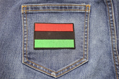 African Flag Patch - 3x2 inch