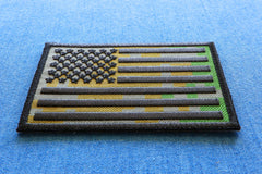 American Flag Camo Patch - 3x2 inch