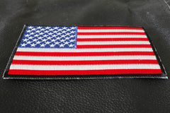 American Flag Patch with Black Borders - 5x3 inch