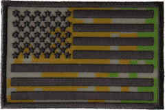 American Flag Camo Patch - 3x2 inch