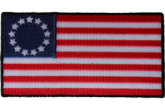 Betsy Ross American Flag Patch - 3.5x1.8 inch