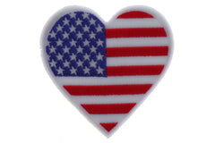 Love USA Heart Patch - 3x3 inch