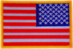 Reversed American Flag Patch - 3x2 inch