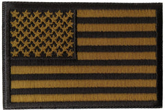 Subdued Green US Flag Patch - 3x2 inch