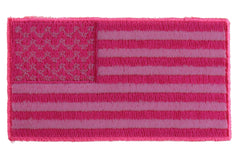 US Flag Patch Pink 2.5 Inch - 2.5x1.4 inch