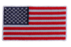 US Flag Patch White Border 2.5 Inches - 2.5x1.4 inch