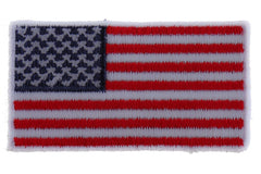 US Flag Patch White Border 2 Inch - 2x1.1 inch