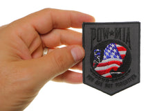 American Flag POW MIA Patch - 2.5x3.25 inch