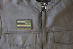 American Flag Reversed Camo Patch - 3x2 inch