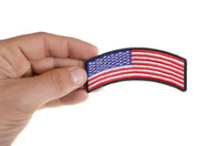 American Flag Rocker Patch - 3.75x1.75 inch