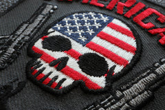 American Infidel Skulls and Guns  Patch - 3x3.5 inch