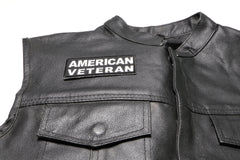 American Veteran Patch - 4x1.5 inch