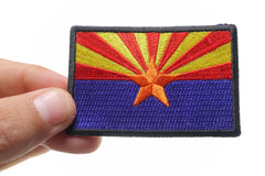 Arizona State Flag Patch - 3x2 inch