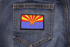 Arizona State Flag Patch - 3x2 inch