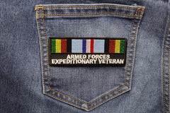 Armed Forces Expeditionary Patch - 4x1.5 inch