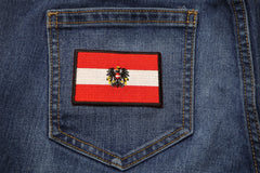 Austrian Flag Patch - 3x2 inch