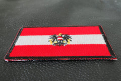 Austrian Flag Patch - 3x2 inch