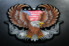 American Flag Eagle Patch - 12x11.5 inch