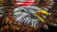 American Flag Eagle Patch - 12x11.5 inch