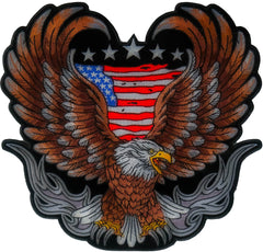 American Flag Eagle Patch - 12x11.5 inch