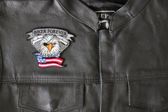 Biker Forever Eagle Eye Patch - 4x3.3 inch