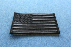 Black American Flag Patch - 3x2 inch