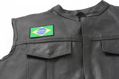 Brazil Flag Patch - 3x2 inch