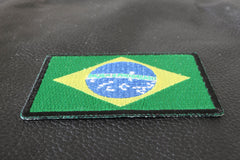 Brazil Flag Patch - 3x2 inch