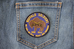 Buffalo Soldiers Patch We Can We Will Read and Forward - 3x3 inch