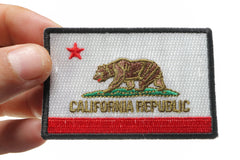 California Republic Flag Patch - 3x2 inch